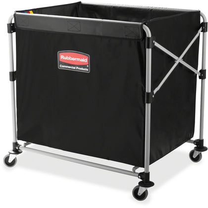 Rubbermaid Commercial Collapsible X-Cart - 8-Bushel Capacity - Waste Containers & Lids