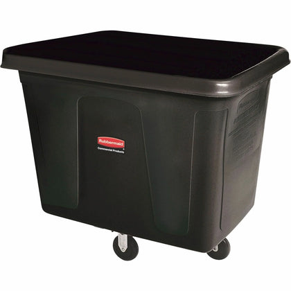 Rubbermaid Commercial Cube Truck - 44.91 gal Capacity - Durable Design - Hand Trucks & Dollies