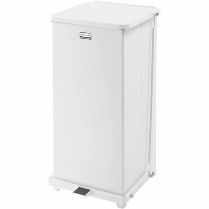 Rubbermaid Commercial Defenders Steel Step Can - 13 gal Capacity - Waste Containers & Lids