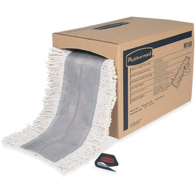 Rubbermaid Commercial Dust Mop: 5’’ x 40’’ Cotton Roll - 1 Carton - Mops & Refills