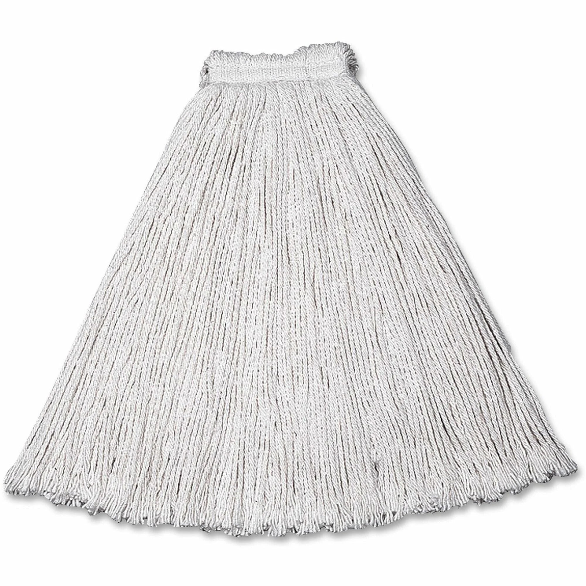 Rubbermaid Commercial Economy Cotton Mop - 12 Mops/Carton - Mops & Refills