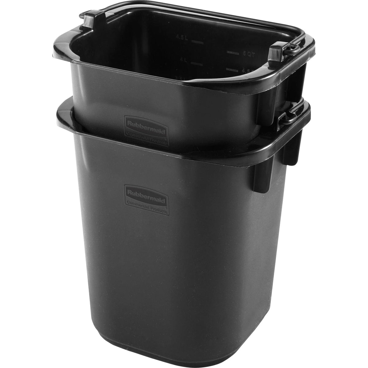 Rubbermaid Commercial Executive 5-Quart Heavy-Duty Pail - Durable Molded Handle - Buckets & Wringers