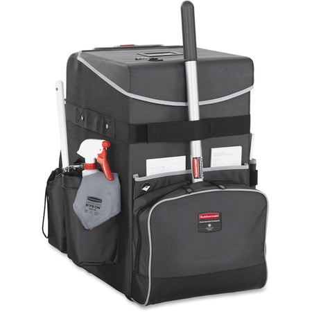 Rubbermaid Commercial Executive Quick Cart: Telescopic Handle 60 lb Capacity - Cleaning/Utility Carts