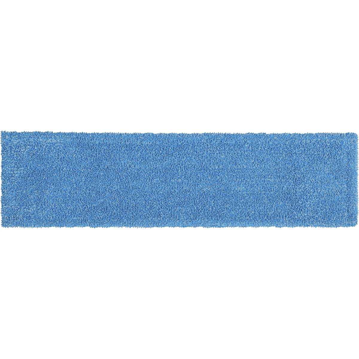 Rubbermaid Commercial Flat Mop Microfiber Pad - Blue - 19.5’’ x 5.5’’ - Mops & Refills