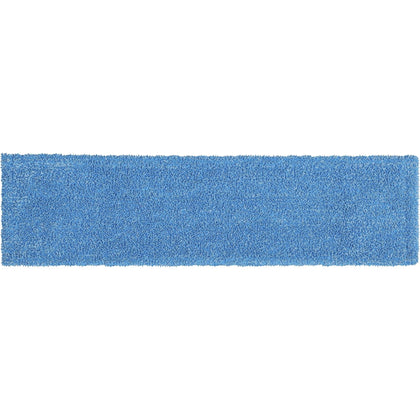 Rubbermaid Commercial Flat Mop Microfiber Pad - Blue - 19.5’’ x 5.5’’ - Mops & Refills