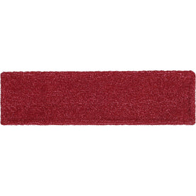 Rubbermaid Commercial Flat Mop Microfiber Pad - Red - 19.5’’ x 5.5’’ - Mops & Refills