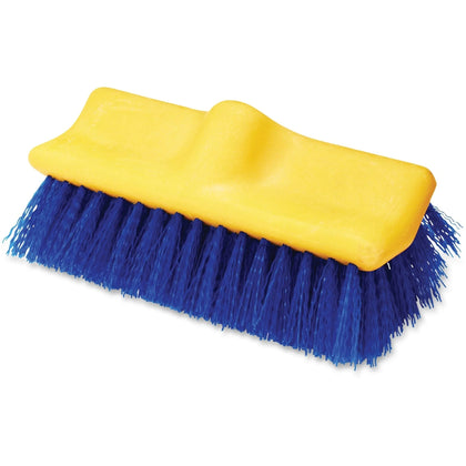 Rubbermaid Commercial Floor Scrub Brush - 2’’ Palmyra Bristle - Blue/Yellow - Brushes