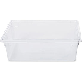 Rubbermaid Commercial Food/Tote Box - 12.5-Gallon - Clear Plastic - Dishwasher Safe - Food Storage