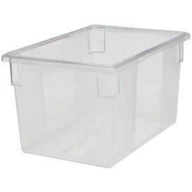 Rubbermaid Commercial Food/Tote Box - 21.5-Gallon - Clear Plastic - Dishwasher Safe - Food Storage