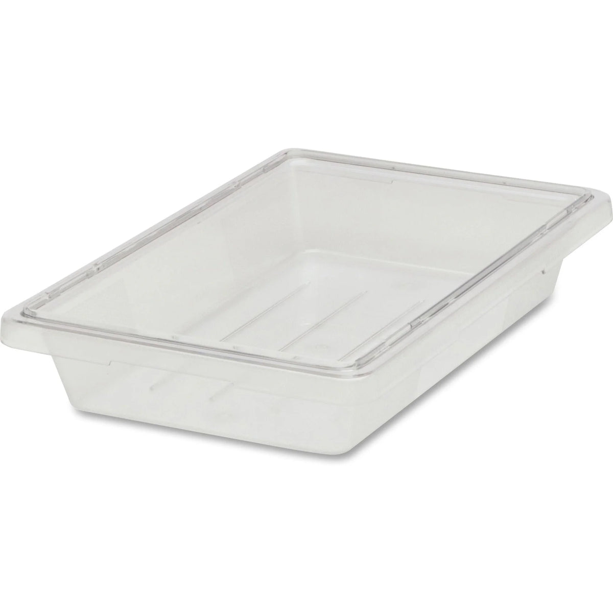 Rubbermaid Commercial Food/Tote Box - 5-Gallon - Clear Plastic - Dishwasher Safe - Food Storage
