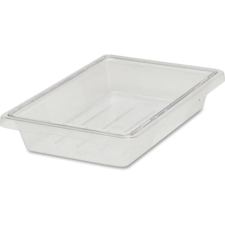 Rubbermaid Commercial Food/Tote Box - 5-Gallon - Clear Plastic - Dishwasher Safe - Food Storage