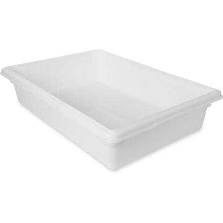 Rubbermaid Commercial 8.5-Galloon Food/Tote Boxes - Transporting Storing - Dishwasher Safe - White - Food Storage