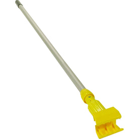 Rubbermaid Commercial Gripper 60’’ Wet Mop Handle - Durable Vinyl/Aluminum - Poles & Handles