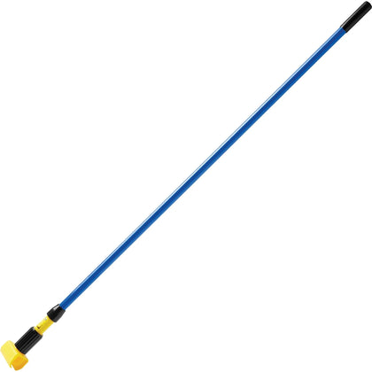 Rubbermaid Commercial Gripper Fiberglass Mop Handle - Durable 60’’ Blue - 12/Carton - Poles & Handles
