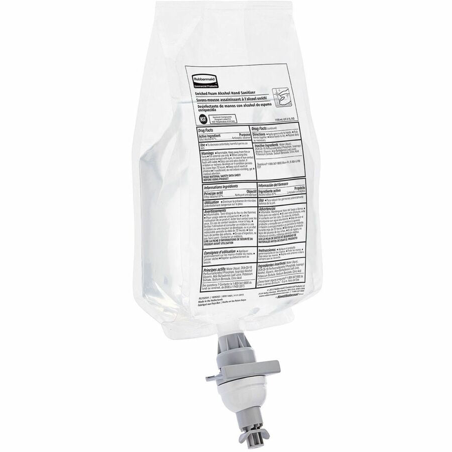 Rubbermaid Commercial Hand Sanitizer Foam Refill - Right
