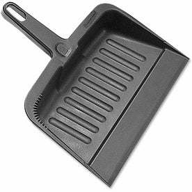 Rubbermaid Commercial Heavy-Duty Dustpan - Durable Plastic Charcoal - Dust Pans