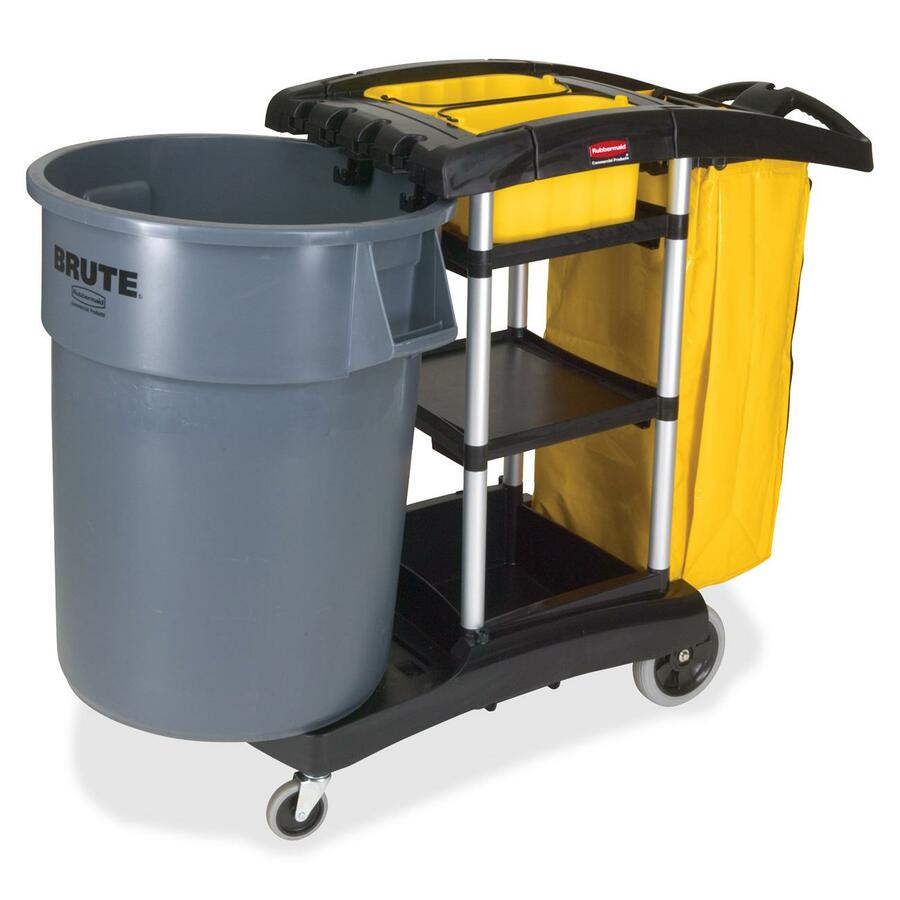 Rubbermaid Commercial High Capacity Cleaning Cart - Alternate-Image2