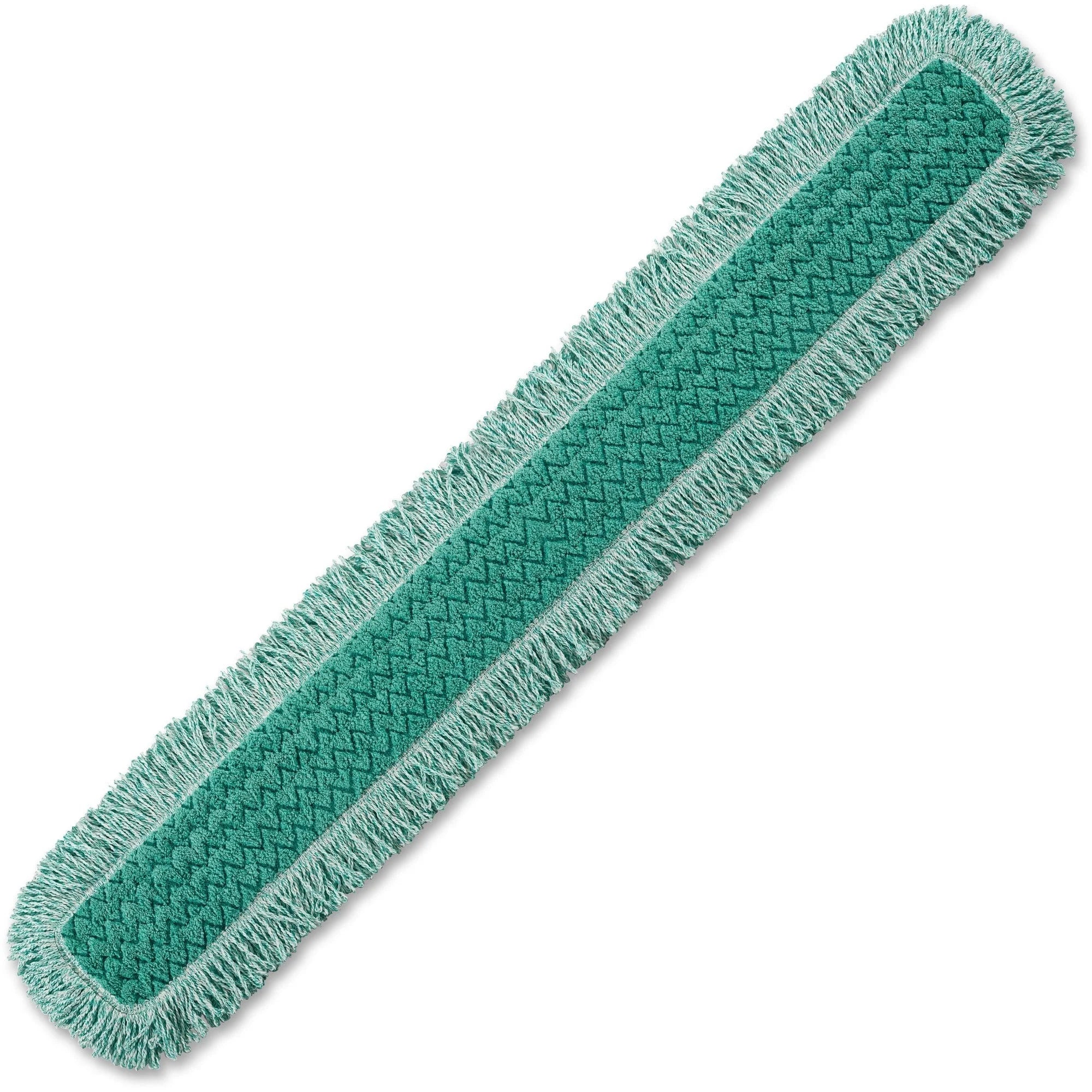 Rubbermaid Commercial HYGEN 48’’ Fringed Dust Mop Pad - MicroFiber Quality - Mops & Refills