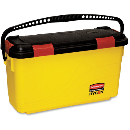 Rubbermaid Commercial Hygen Charging Bucket - Non-Porous & Watertight - Yellow - Buckets Wringers