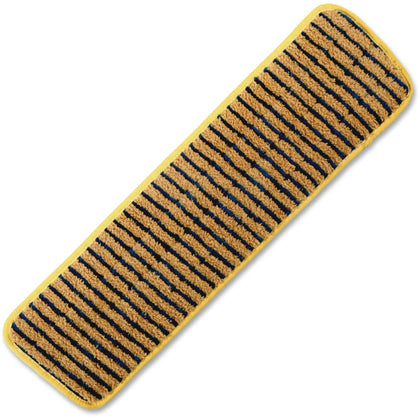 Rubbermaid Commercial HYGEN Super Scrubber Wet Pad - 18’’ MicroFiber - 6/Carton - Mops & Refills