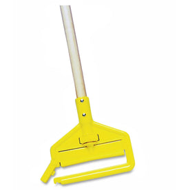 Rubbermaid Commercial Invader Wet Mop Handle - 60’’ Length - Yellow - Poles & Handles