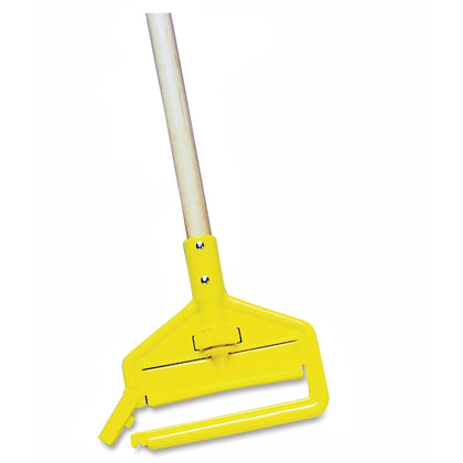 Rubbermaid Commercial Invader Wet Mop Handle - 60’’ Length - Yellow - Poles & Handles