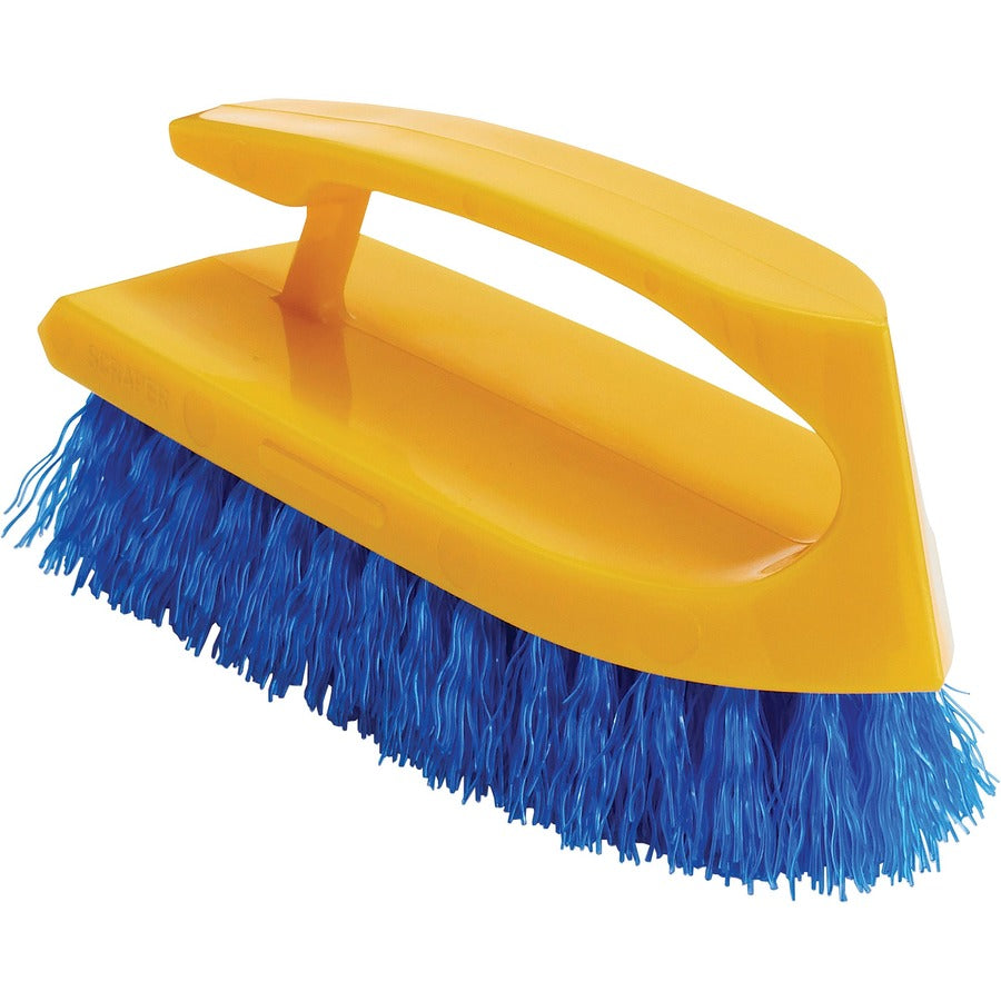 Rubbermaid Commercial Iron Handle Scrub Brush - Right