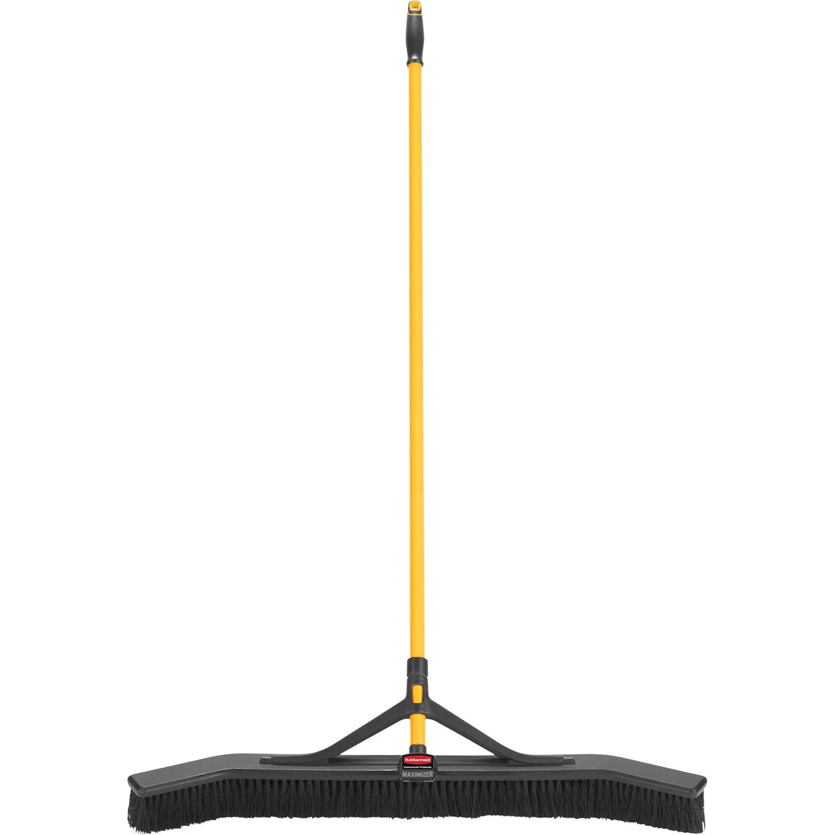 Rubbermaid Commercial Maximizer 36’’ Broom - Steel Handle - Polypropylene Bristle - Brooms & Sweepers