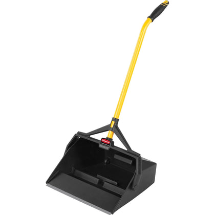 Rubbermaid Commercial Maximizer Debris Pan - Polypropylene - Black/Yellow - Dust Pans