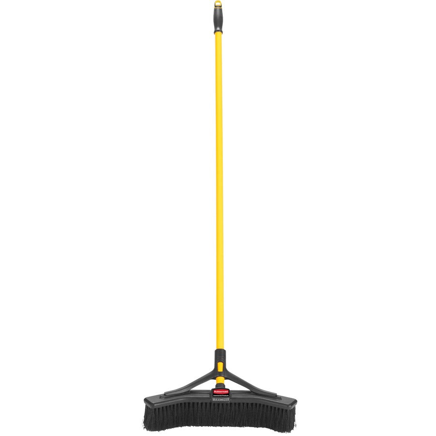 Rubbermaid Commercial Maximizer Push-To-Center 18" Brooms - Front