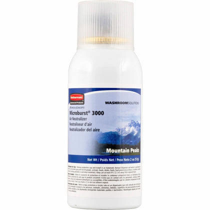 Rubbermaid Commercial Microburst 3000 Mountain Peaks Air Spray - Long Lasting Odor Neutralizer - Fresheners