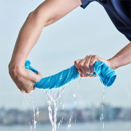 Rubbermaid Commercial Microfiber Cleaning Cloths 12 x Blue 24/Pack - For - Cloth - 12’’ Length Width - Sponges Pads &