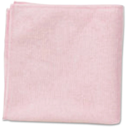 Rubbermaid Commercial Microfiber Cleaning Cloths - Light-Duty Germs & Microbe Remover - Red 24/Bag - Sponges Pads Wipers