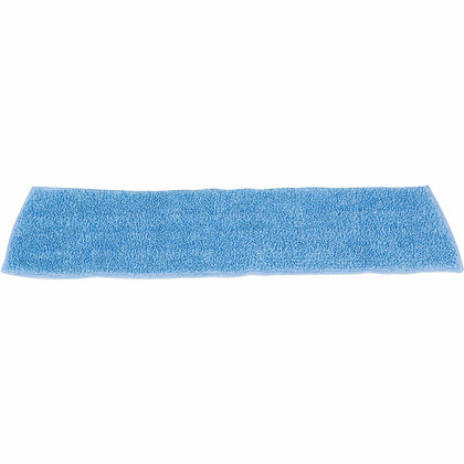 Rubbermaid Commercial Microfiber Damp Mop - 5’’x18’’ - Blue (12/Carton) - Mops & Refills