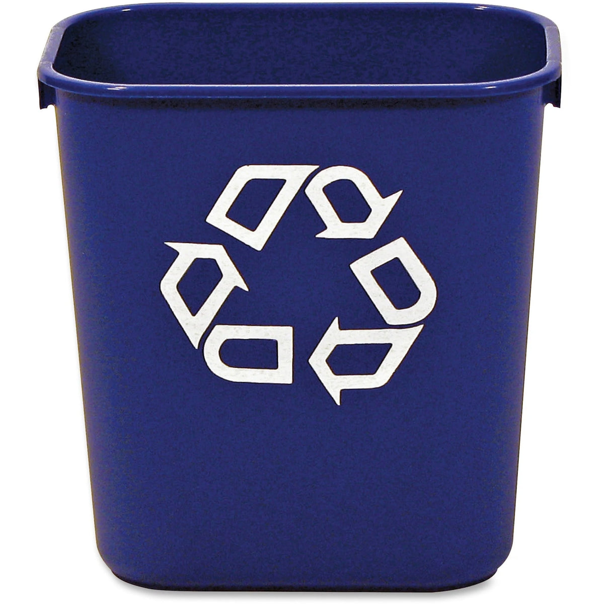 Rubbermaid Commercial Recycling Wastebaskets - Compact & Durable - 3.25 gal - Blue - Bins