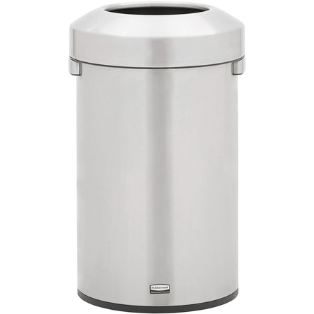 Rubbermaid Commercial Refine Waste Container - 16 gal - Stainless Steel - Containers & Lids