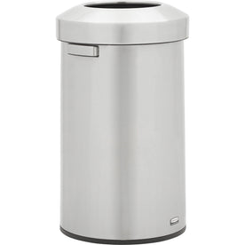 Rubbermaid Commercial Refine Waste Container - 23 gal - Stainless Steel - Containers & Lids