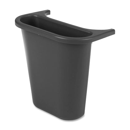 Rubbermaid Commercial Saddlebasket Recycling Side Bin - 1.19 gal - Rust-Resistant & Easy to Clean - Bins