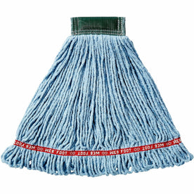 Rubbermaid Commercial Shrinkless Wet Mop - Medium Size - 6/Carton - Mops & Refills
