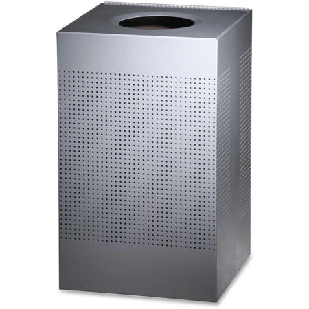 Rubbermaid Commercial Silhouettes Waste Container - 20 Gallon Square Steel Bin - Containers & Lids