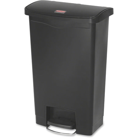 Rubbermaid Commercial Slim Jim 13G Front Step Can - 13 gal Capacity - Waste Containers & Lids