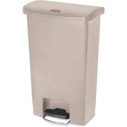 Rubbermaid Commercial Slim Jim 13G Front Step Container - 13 gal Capacity - Waste Containers & Lids