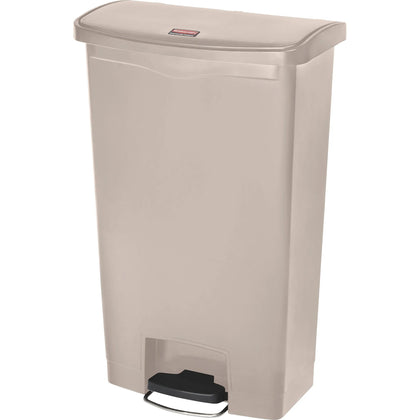 Rubbermaid Commercial Slim Jim 18G Front Step Container - 18 gal Capacity - Waste Containers & Lids