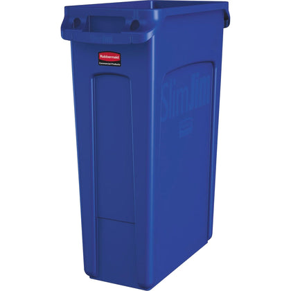 Rubbermaid Commercial Slim Jim 23-Gallon Waste Container - Durable & Recyclable - Containers Lids
