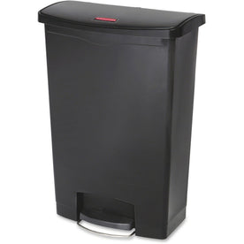 Rubbermaid Commercial Slim Jim 24G Front Step Can - 24 gal Capacity - Waste Containers & Lids