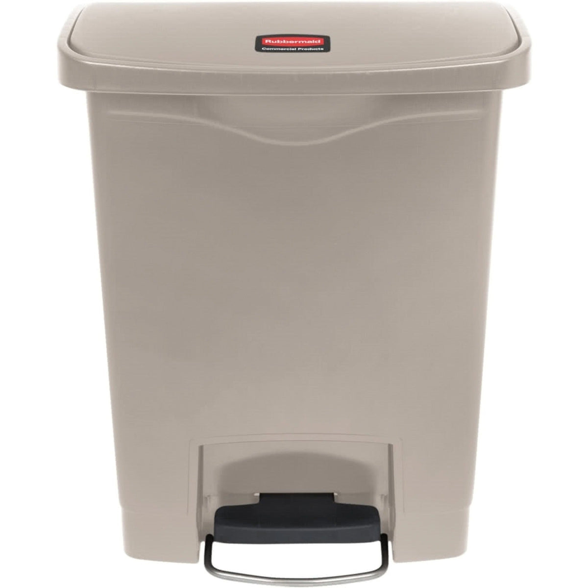 Rubbermaid Commercial Slim Jim 8G Front Step Container - Durable 8 gal Bin - Waste Containers & Lids