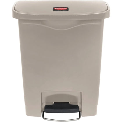 Rubbermaid Commercial Slim Jim 8G Front Step Container - Durable 8 gal Bin - Waste Containers & Lids