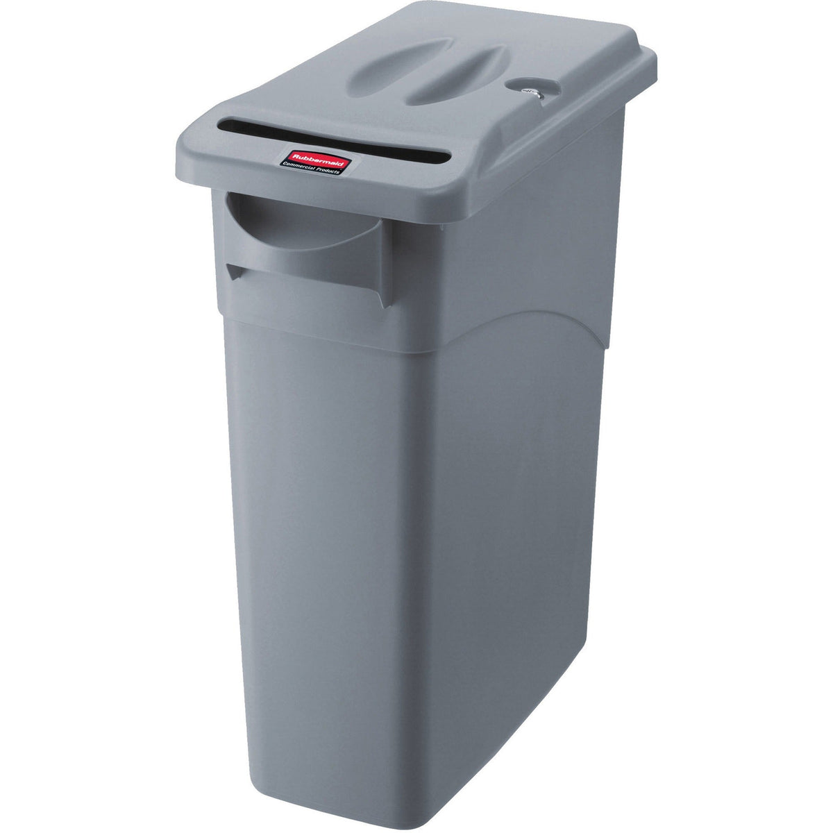 Rubbermaid Commercial Slim Jim Confidential Document Containers w/Lids - 2000