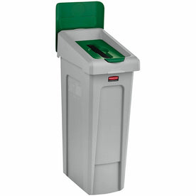 Rubbermaid Commercial Slim Jim Recycling Station - 23 Gal Paper Bin - Bins