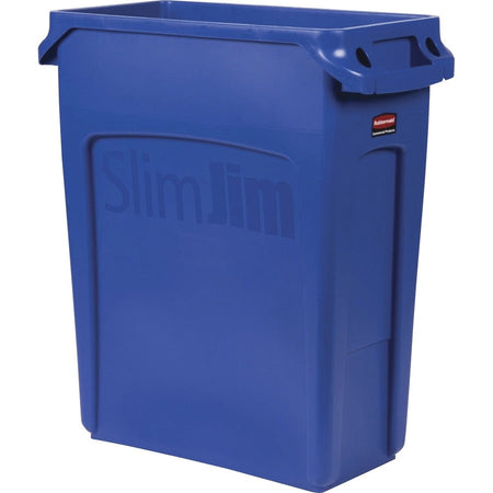 Rubbermaid Commercial Slim Jim Vented Container - Right